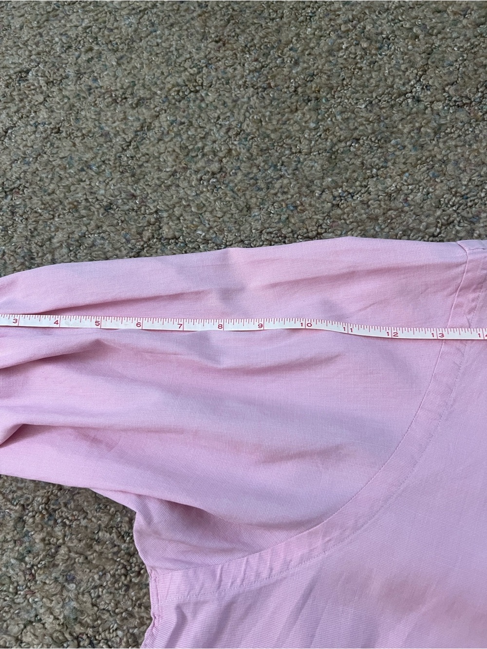 Up cycled / Remade  Ralph Lauren Light Pink Cotton Button-Down Tie-Hem Shirt - Picture 8 of 9
